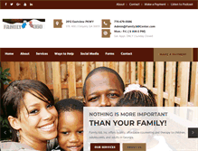 Tablet Screenshot of family360center.com